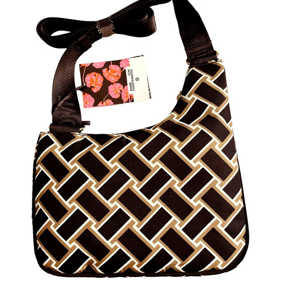 DVF Diane Von Furstenberg Target Utility Crossbody Bag Vintage Weave Neutral NWT - Picture 6 of 7
